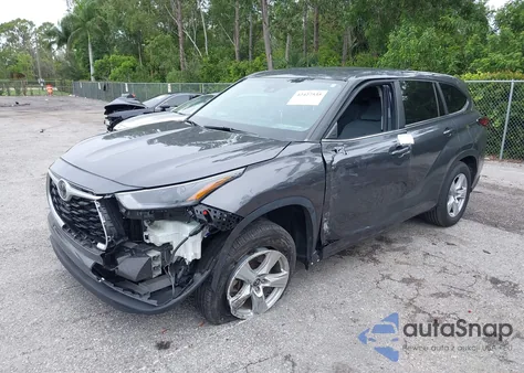 2023 Toyota Highlander Le from USA, damaged, VIN 5TDKDRAH6PS028110